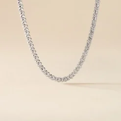 Histoire d'Or Chaine Nahila Argent Blanc