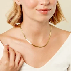 Histoire d'Or Chaine Prestance Acier Jaune