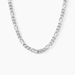 Histoire d'Or Chaine Vivian Argent Blanc