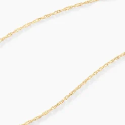 Chaîne Abbygail  Maille Singapour Or Jaune-Histoire d'Or New