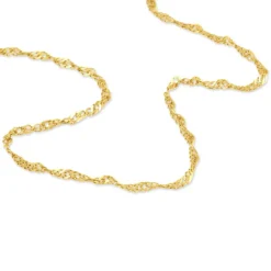 Chaîne Abbygail  Maille Singapour Or Jaune-Histoire d'Or New