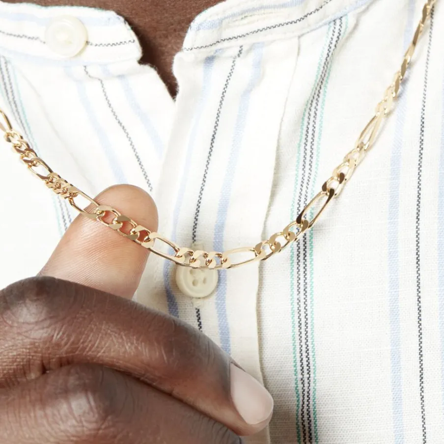 Histoire d'Or Chaîne Bixente Plaqué Or Jaune