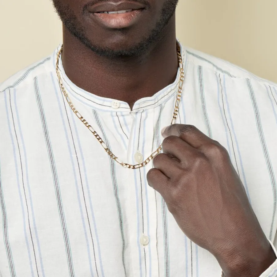 Histoire d'Or Chaîne Bixente Plaqué Or Jaune