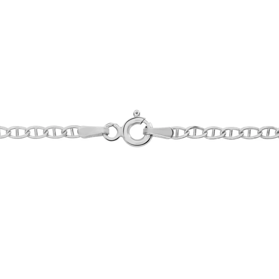 Histoire d'Or Chaîne Capucin Maille Marine Plate