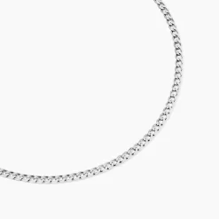 Chaîne Casper Maille Gourmette Argent Blanc-Histoire d'Or Best