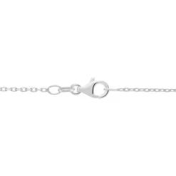 Histoire d'Or Chaîne Claudine Argent Blanc