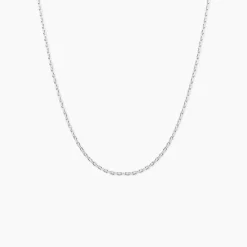 Histoire d'Or Chaîne Claudine Maille Forçat Argent Blanc