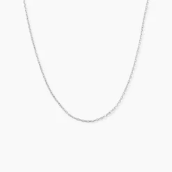 Chaîne Claudine Maille Forçat Argent Blanc-Histoire d'Or Discount
