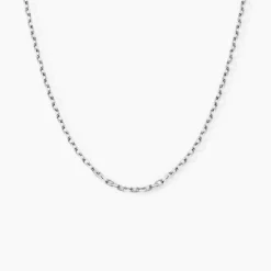Histoire d'Or Chaîne Claudine Maille Forçat Argent Blanc