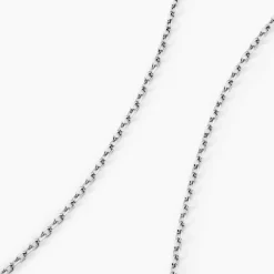 Histoire d'Or Chaîne Claudine Maille Forçat Argent Blanc
