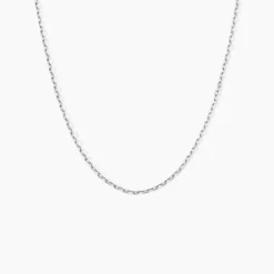 Histoire d'Or Chaîne Claudine Maille Forçat Argent Blanc