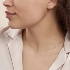 Histoire d'Or Chaîne Claudine Maille Forçat Argent Blanc