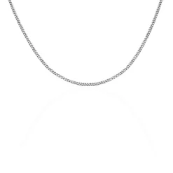 Histoire d'Or Chaîne Clementine Argent Blanc