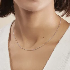 Histoire d'Or Chaîne Clementine Argent Blanc