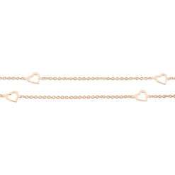 Chaîne De Cheville Daria Argent Rose-Histoire d'Or New