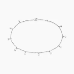 Histoire d'Or Chaîne De Cheville Fillira Argent Blanc