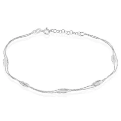 Chaîne De Cheville Hannen Argent Blanc-Histoire d'Or Best