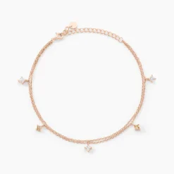 Histoire d'Or Chaîne De Cheville Heidi De Zirconium