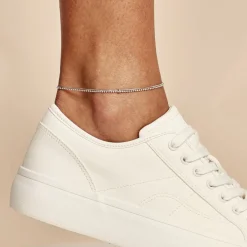 Chaîne De Cheville Marie-nicaise Argent Blanc-Histoire d'Or New