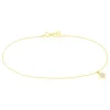 Histoire d'Or Chaîne De Cheville Valentiane Or Jaune Oxyde De Zirconium