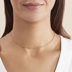 Chaîne Esma Maille Alternee 1/3 Or Jaune-Histoire d'Or Online