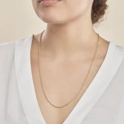 Chaîne Igoa Maille Forçat Diamantee Or Jaune-Histoire d'Or Outlet