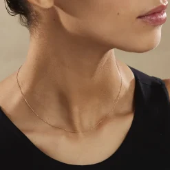 Histoire d'Or Chaîne Igoa Maille Forçat Diamantee