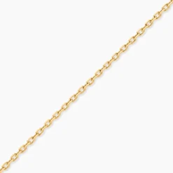 Chaîne Igoa Maille Forçat Diamantee Or Jaune-Histoire d'Or Online