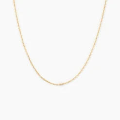 Histoire d'Or Chaîne Igoa Maille Forçat Diamantee Or Jaune