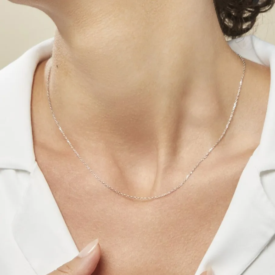 Histoire d'Or Chaîne Igoa Maille Forçat Diamantee