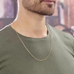 Chaîne Igoa Maille Forçat Diamantee Or Jaune-Histoire d'Or Discount