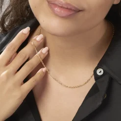 Chaîne Igoa Maille Forçat Diamantee Or Jaune-Histoire d'Or Clearance