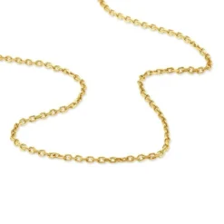 Histoire d'Or Chaîne Igoa Maille Forçat Diamantee Or Jaune