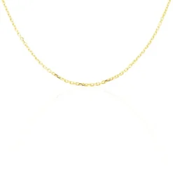 Chaîne Igoa Maille Forçat Diamantee Or Jaune-Histoire d'Or Outlet