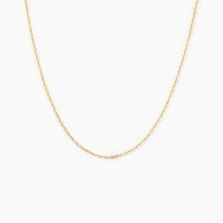 Chaîne Igoa Maille Forçat Diamantee Or Jaune-Histoire d'Or Sale