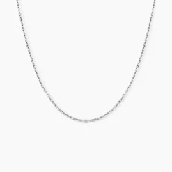 Histoire d'Or Chaîne Igoa Maille Forçat Diamantee