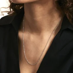 Histoire d'Or Chaîne Igoa Maille Forçat Diamantee