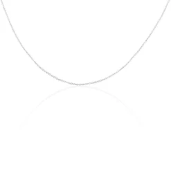 Histoire d'Or Chaîne Ilan Maille Forçat Ronde Or Blanc