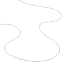 Chaîne Ilan Maille Forçat Ronde Or Blanc-Histoire d'Or Discount
