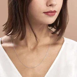 Chaîne Ilan Maille Forçat Ronde Or Blanc-Histoire d'Or Discount