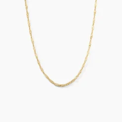 Chaîne Imanie Maille Singapour Or Jaune-Histoire d'Or Hot