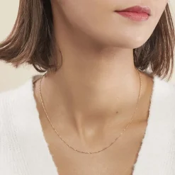 Chaîne Imanie Maille Singapour Or Jaune-Histoire d'Or Online