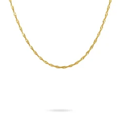 Chaîne Imanie Maille Singapour Or Jaune-Histoire d'Or New