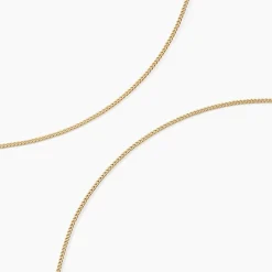 Histoire d'Or Chaîne Ixia Maille Gourmette Diamantee Or Jaune