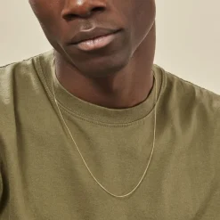 Histoire d'Or Chaîne Ixia Maille Gourmette Diamantee Or Jaune