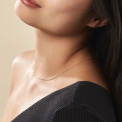 Histoire d'Or Chaîne Ixia Maille Gourmette Diamantee Or Jaune