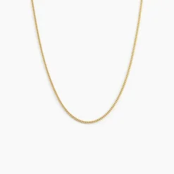 Chaîne Ixia Maille Gourmette Diamantee Or Jaune-Histoire d'Or New