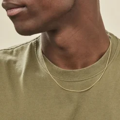 Chaîne Ixia Maille Gourmette Diamantee Or Jaune-Histoire d'Or New