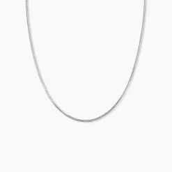 Histoire d'Or Chaîne Kassie Maille Omega Argent Blanc