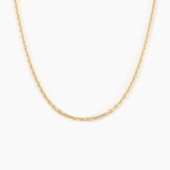 Histoire d'Or Chaîne Keyssie Maille Forçat Diamantée Or Jaune